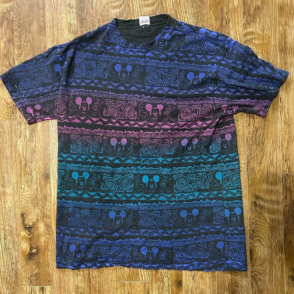Vintage Disney AOP Tee - Picture 1 of 4
